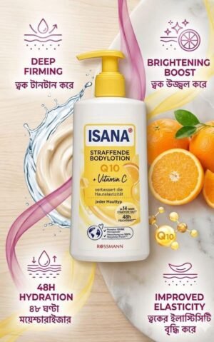 ISANA Q10 + Vitamin C Body Lotion | ايسانا كيو 10 وفيتامين سي لوشن الجسم