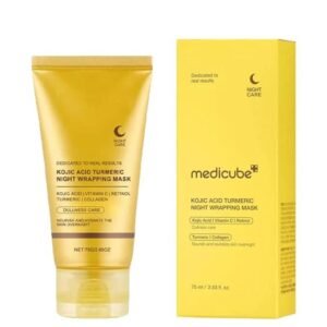 Medicube Kojic Acid Turmeric Night Wrapping Mask | قناع ليلي لتوحيد لون البشرة
