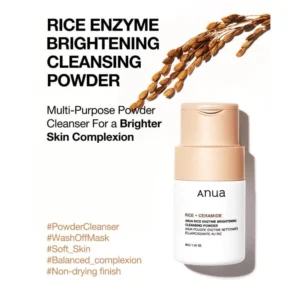 Anua Rice Enzyme Brightening Cleansing Powder