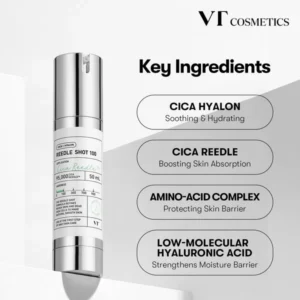 VT Reedle Shot 100 Essence سيروم الإبر الدقيقة للعناية بالبشرة VT Reedle Shot 100 Essence سيروم الإبر الدقيقة للعناية بالبشرة