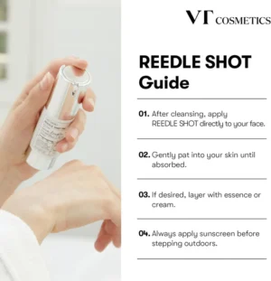 VT Reedle Shot 100 Essence سيروم الإبر الدقيقة للعناية بالبشرة VT Reedle Shot 100 Essence سيروم الإبر الدقيقة للعناية بالبشرة