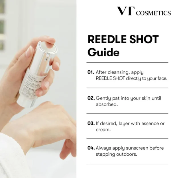 VT Reedle Shot 100 Essence سيروم الإبر الدقيقة للعناية بالبشرة VT Reedle Shot 100 Essence سيروم الإبر الدقيقة للعناية بالبشرة