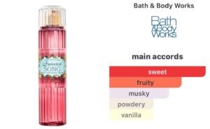 Bath & Body Works Sweetest Song Fine Fragrance Mist 236 ml– ميست برائحة التوت والمسك Bath & Body Works Sweetest Song Fine Fragrance Mist 236 ml– ميست برائحة التوت والمسك