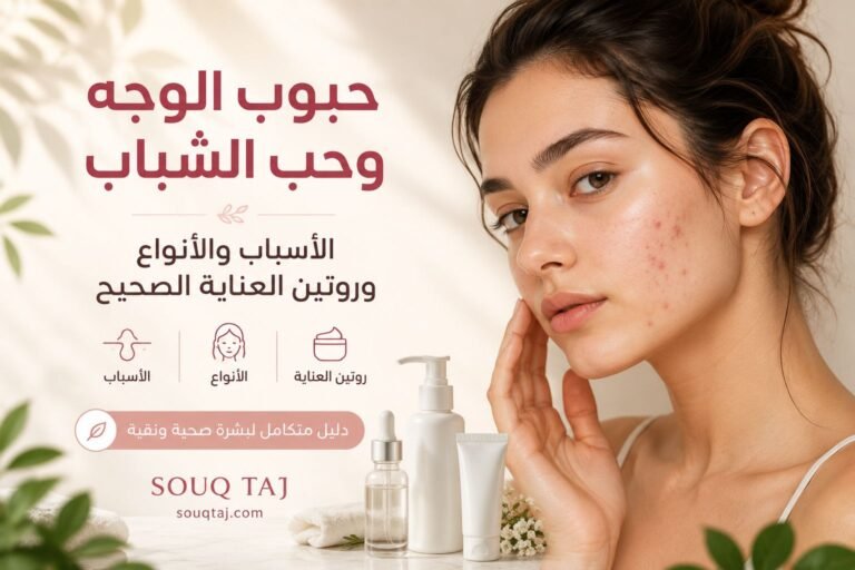 حبوب الوجه وحب الشباب وأسباب ظهورها وروتين العناية